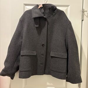 Zara  Charcoal Pea Coat